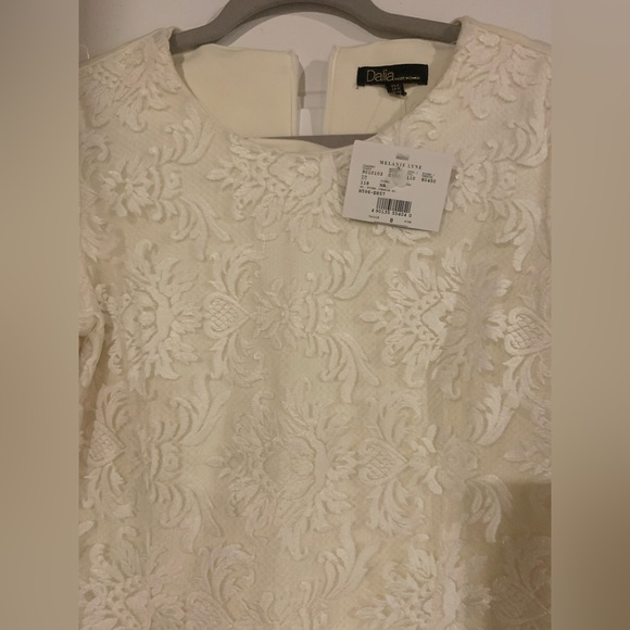 Brand new dalia white lace long sleeves dress from Melanie Lyne - Picture 2 of 3